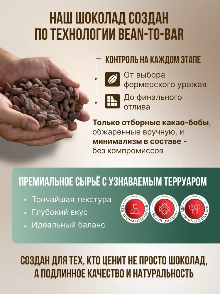 Тёмный шоколад  на эритрите (70% какао, 200мг CBD), MotherPlant, Вес 100гр.